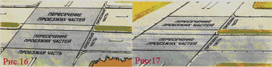 Перекрестки с двумя пересечениями проезжих частей